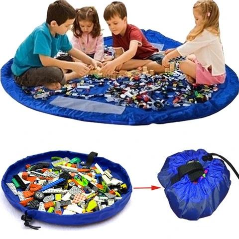 2 In 1 Portable Kids Toy Play XL Mat / Bag - Image 3