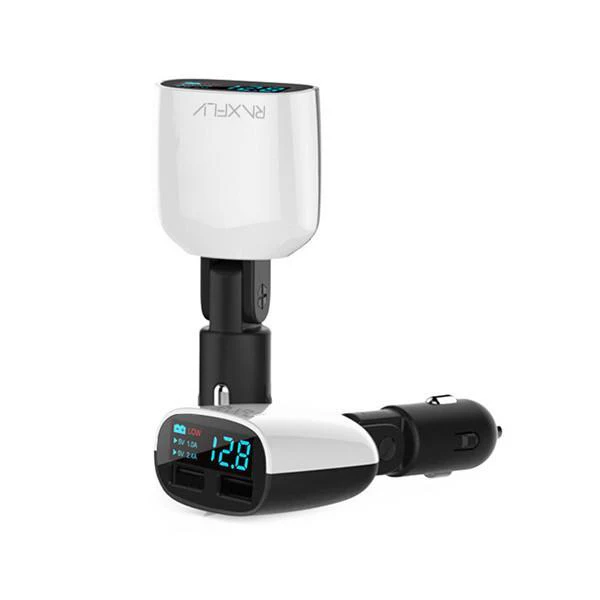 LED Screen Dual USB Car Charger - Image 4