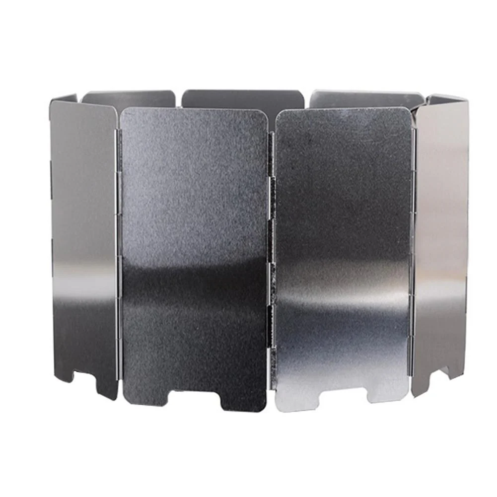 Strong Durable 9 Plates Foldable Stove Windshield - Image 4